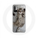 Coque pour Xiaomi Poco M3 Pro chaton Bengal dormir