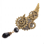 Steampunk sagė sparnas Helovino kostiumas vintažinis pakabukas paltui mar&scaron;kiniams