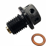 Magnetinis CNC alyvos i&scaron;leidimo kai&scaron;čio varžtas, skirtas Kwasaki ER4N ER6N ER6F Z1000 Z650 Z250 Z750 Z800 ZR750 ZX6R 7R 10R ZX11 12R 14R KLX125 110 M12x1.5 juoda