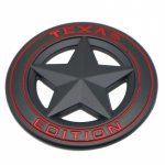 Naujo Teksaso leidimo automobilio emblemos lipdukas, sunkvežimio pikapo ženklelis juoda