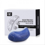 Elektroninis prietaisas nuo knarkimo, skirtas miego apnėjai sustabdyti knarkimą mėlyna