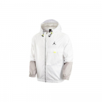Jordan Colorblock Zip vyri&scaron;ka striukė su gobtuvu, balta DM1868-100 XXXL