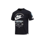 Nike M90 Pack 4 Tvarus logotipas Spausdinimas Laisvalaikio apvalios apykaklės mar&scaron;kinėliai Vyri&scaron;ki vir&scaron;utiniai drabužiai Juoda DZ2851-010 XXL