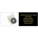 Laikrodžio tarpiklių rinkinys, 28 vnt. 0,6 mm sandarinimo žiedų komplektas, sandarinimo žiedai Laikrodžio guminiai sandarikliai, dydis 13-40 mm, laikrodžio nugarėlė