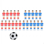 Futbolo ma&scaron;inų priedai Stalo futbolo vyrų žaidėjų mini pakeitimas
