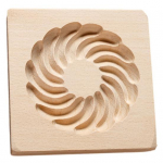 Sausainių forma 3D skaidrios tekstūros &bdquo;pasidaryk pats&ldquo; medinė sausainių forma, kurią lengva naudoti, neprideganti kepimo forma namų virtuvei B