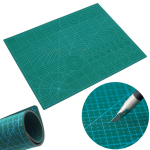 1 vnt. Nauja 60*45 cm savaime gyjanti dvipusė 5 sluoksnių PVC A2 pjovimo kilimėlio amatų lenta