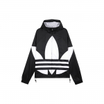 Adidas Originals Trefoil Didelio Logotipo Spaudos Sportinis Striukė Vyri&scaron;ka Vir&scaron;utinė Apranga Juoda FM3757 M