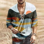 Vyri&scaron;ki laisvi mar&scaron;kinėliai pusiau trumpomis rankovėmis medvilniniai lininiai V kaklo ra&scaron;tai XXL juoda