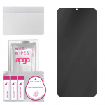 apgo Privacy Matte Hybrid protective glass compatible with Vivo Y20s G, flexible nano glass, great replacement for tempered glass, scratch-resistant,