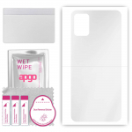 apgo Ultra Clear Protective Skin Sticker for the back compatible with Umidigi A11S, Wrap Film, Hydrogel Film, Flexible, Soft TPU with positioning laye