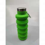 Silikoninis sulankstomas vandens butelis Kūrybi&scaron;ko jojimo reguliuojamo puodelio ne&scaron;iojamas lauko sportinio vandens butelio spausdinimas 500ml