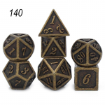 7vnt/rinkinys Metalinis kauliukų rinkinys D&D D20 D12 D10 D% D8 D6 D4 kauliukų žaidimui DND RPG Stalo žaidimų kauliukų stalo žaidimų dėžutės krep&scaron;ys