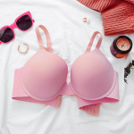 Didelio dydžio sklandi seksuali liemenėlė moteri&scaron;ka besiūlė apatiniai Reguliuojami pečių dirželiai liemenėlė &Scaron;viesios spalvos apatinis trikotažas Vasarinis BD 34B juoda