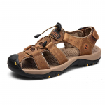 Vasaros Natūralios Odos Lauko Sportiniai Sandalai, Braidymo Batai, Vyri&scaron;ki Romėni&scaron;ki Sandalai GLADIATOR, Vairavimo Batai, Paplūdimio Atviri Pir&scaron;tai Sandalai 48