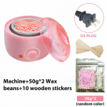 200CC Wax Heater &scaron;ildomas plaukų &scaron;alinimo aparatas rankoms pėdoms kūno SPA epiliatorius parafino va&scaron;ko indelis + va&scaron;ko pupelės + medienos lazdelės