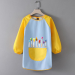 Tapybos prijuostės vaiki&scaron;kų prijuosčių rinkinys su didelėmis ki&scaron;enėmis, vandeniui atsparus ra&scaron;alo suknelė su ilgomis rankovėmis. 53*48*82cm,S