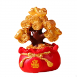 Stalinis turtų figūrėlė Lobių dubens statulėlė Pagrindinis akcentas Kūrybi&scaron;ka klestėjimo skulptūra Sėkmė Style B