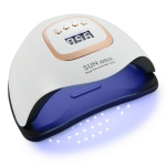 380 W naujas nagų džiovintuvas SUNX25 MAX UV LED lempa manikiūrui 81 karoliukų geliu kietėjanti &scaron;viesi nagų lempa US balta
