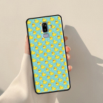 Geltonas anties dėklas, skirtas Samsung Galaxy J3 J5 J7 2017 A3 A5 J1 2016 J4 J6 Plus A6 A7 A8 A9 J8 2018 Coque J3 2016 - J310