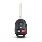 2/3/4 mygtukų nuotolinis automobilio rakto korpuso dėklas, skirtas Toyota CAMRY Corolla Reiz New Vios RAV4 Crown Key (Nėra klipo ir baterijos) 2 Buttons