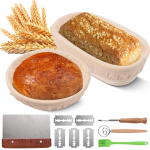 Aoresac 2 10 colių rūg&scaron;čios duonos kepimo reikmenų rinkinys Set of 2