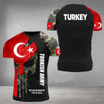 Turki&scaron;kos vėliavos kamufliažinis 3D spaudas vasariniai vyri&scaron;ki/moteri&scaron;ki mar&scaron;kinėliai apvalia apykakle, laisvalaikio, trumpomis rankovėmis, didesnio dydžio, madingi vyri&scaron;ki drabužiai S