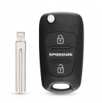 Skirtas KIA Rio 3 Picanto Soul Ceed Cerato Sportage K2 K3 K5 3 mygtukais, sulankstomas nuotolinio valdymo pultas, automatinis automobilio raktų apvalkalo dėklas Sportage