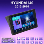 2 DIN Android Carplay automobilio radijas, skirtas HYUNDAI I40 2012-2016 Multimedijos grotuvo galvos blokas Stereo GPS navigacija BT WIFI 2+32GB 1+16GB