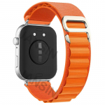 Nailono apyrankė skirta Huawei laikrodžiui Fit 3 Alpine Loop apyrankė Vyri&scaron;ka sportinė apyrankė Laikrodžio apyrankė Huawei Watch Fit3 Correa Priedai Huawei Watch Fit 3 oranžinė
