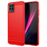 Anglies pluo&scaron;to tekstūros TPU dėklas, skirtas T-Mobile Revvl 6x Pro 5G Revvl 6 T Phone Pro 5G smūgiams atsparus apsauginis dangtelis Funda Coque For Revvl 6x 5G juoda