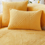 &Scaron;iltas &scaron;lifuotas sofos užvalkalas svetainei Neslystantis užvalkalas Universalus sofos užvalkalas dekoratyvinis rank&scaron;luostis W70 x L210cm 1pcs geltona