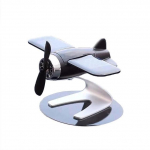 Mini automobilių oro gaiviklis saulės kolektorių lėktuvo modelis su kietu kvapniu automobilių kvepalų aromato difuzoriumi ornamentu automobilių dekoro priedais juoda