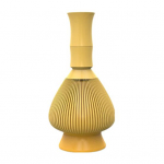 Silikoninis &bdquo;Matcha Whik&ldquo; maisto trintuvas &bdquo;Matcha&ldquo; žaliosios arbatos milteliams, patvarus kar&scaron;čiui atsparus įrankis su stovu geltona