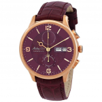 Mathey-Tissot Edmond Chronograph Odinis Dirželis Violetinis Ciferblatas Automatinis H1886CHATPR Vyri&scaron;kas Laikrodis violetinė