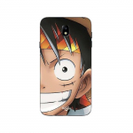 Coque Samsung Galaxy j7 2018 Monkey D. Luffy One piece Manga anime Maniacase juoda