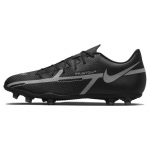 Nike Phantom GT2 Club MG Juodi Geležies Pilki Unisex Sportbačiai Metaliniai-Bomberio Pilki DA5640-004 40