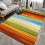 Marokas Kilimas Raudonai Oranžinis Dekoracija Miegamasis Prabangus Namų Dekoras Pūkuotas Kilimas Svetainei Sofa Stalas Kilimai Neslystantis Poilsio Kilimėlis 100x160cm 39.4x63in