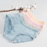 Kelnaitės Moteri&scaron;kos Moteri&scaron;kos vidutinio juosmens Kelnaitės grynos medvilnės apatinis trikotažas antibakterinis kvėpuojantis moteri&scaron;kas mielas moteri&scaron;kas trikampio kelnaitės kelnaitės apatinis trikotažas L rožinė