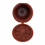 3 VNT. Daugkartinio naudojimo kavos kapsulės Caffitaly kavos aparatams, užpildomos kavos kapsulės, plastikinės, tinkančios Caffitaly kavos filtrui