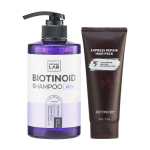 Biotinoid &scaron;ampūnas Ultra 500ml + Rapid Fair Treatment 210ml rinkinys, 1 vnt. black