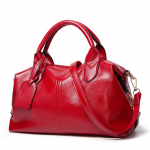 WTEMPO Fashion Solid Moteri&scaron;kas odinis užtrauktukas Didelės talpos moteri&scaron;kos rankinės Kasdienis pirkinių krep&scaron;ys ant peties 33.00 x 11.50 x 23.50 cm