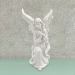 Angelo figūrėlė, Angelo statulėlės ornamentas, Kolekcija, Derva, Kolekcinis daiktas miegamajam balta