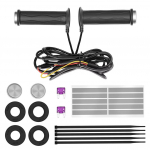 DC 12V Motociklo Rankų &Scaron;ildomos Rankenos I&scaron;manus Temperatūros Valdymas Reguliuojama Kar&scaron;ta Rankena 5 Pavarų Elektrinės Formuotos Rankenos &Scaron;ildymas