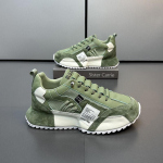 Batai vyrams Laisvalaikio sportas Four Seasons Mocasins Trend Designed Personality Suvarstomi odiniai sportbačiai Patogūs kvėpuojantys 46 žalia