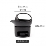 Japoni&scaron;kas retro arbatos &scaron;ildytuvas, keraminė žvakės &scaron;ildymo laikiklis 3 viename, eterinių aliejų smilkalų degiklis, Kung Fu arbatos skrudintuvas