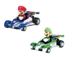 Mario Kart Mario Grand Prix Traukiamas Mario Luigi & blue