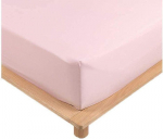 Draps Housse - PROMO LINGE - Percale - 190x140cm - Rose