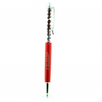 Stylo min&eacute;raux Grenat du Mozambique - ABIJOUX - Bille - Encre noire - Pointe moyenne - Adulte