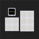 10 vnt. dviračio ventilio apsauginis lipdukas Presta kalnų plento dviračio ventilio vamzdžio padangos tarpiklis ratlankio dujų oro purk&scaron;tuko klijų sandarinimo padėklas balta